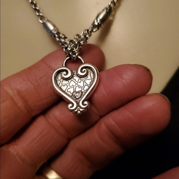 Brighton Victorian Heart Necklace - Picture 5 of 5